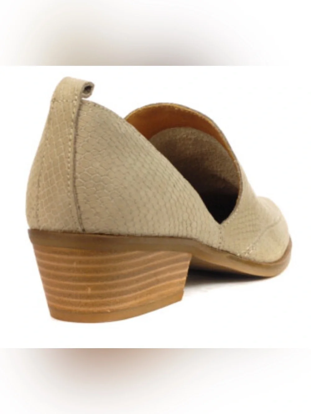 Lucky Brand Mahzan Dune ankl bootie w blk heel SZ 6 coastal Cowgirl